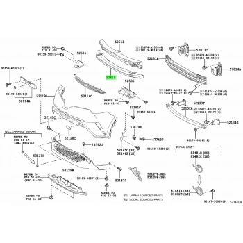 Şok Emici Ön Tampon Chr 16-19 Alt (Oem No: 52618-F4010)