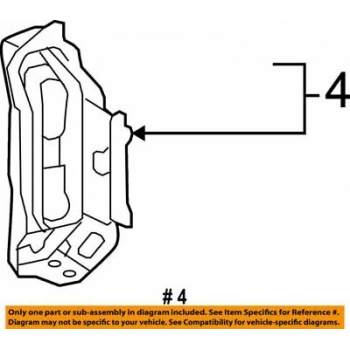 2009-2011 Toyota Yaris Ön Panel Yan Parça Sağ (Far Yuva Sacı) (Oem No:5320252905)