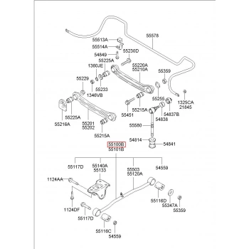 Denge Kolu Arka Accent 03-06 Sol (Oem No: 55100-25001)