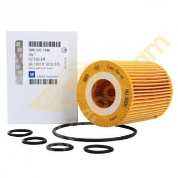 Yağ Filtresi Astra H 04-09 1.7 Cdtı / Astra J 1.7 Cdtı 10=Den İtibaren; / Corsa D 06=Den İtibaren; 1.7 Cdtı (Oem No: 5650375)