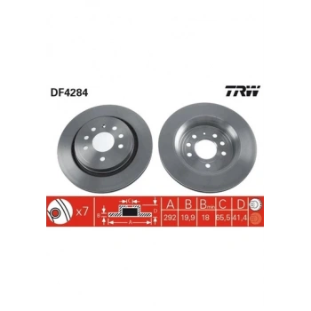 Fren Diski Vectra C 02-08 / Arka Havalı 292-5 (Oem No: 569114)