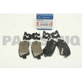 Fren Balatası Arka 583022Ha51 - 58302B2A10 - 58302C8A30 - 58302A6A20 - 583021Wa30 - 583023Za1 Kore Accent Blue/I10/I40/Elantra/Ionıq/Tucson/Rıo/Soul/Ceed/Rıo/Aurıs/Corolla 13-17 Benzın-Dızel 2011- (Oem No: 583021Ra30)