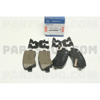 Fren Balatası Arka 583022Ha51 - 58302B2A10 - 58302C8A30 - 58302A6A20 - 583021Wa30 - 583023Za1 Kore Accent Blue/I10/I40/Elantra/Ionıq/Tucson/Rıo/Soul/Ceed/Rıo/Aurıs/Corolla 2013-2017 Benzın-Dızel 2011- (Oem No: 583021Ra30)