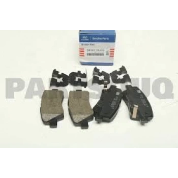 Fren Balatası Arka 583022Ha51 - 58302B2A10 - 58302C8A30 - 58302A6A20 - 583021Wa30 - 583023Za1 Kore Accent Blue/I10/I40/Elantra/Ionıq/Tucson/Rıo/Soul/Ceed/Rıo/Aurıs/Corolla 2013-2017 Benzın-Dızel 2011- (Oem No: 583021Ra30)