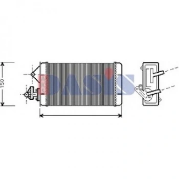 Radyatör Kalorifer Uno 70  94-00 Mekanik (Oem No: 5955358)