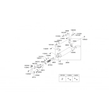 Egzoz Freni Komple Canter 304/449/659 / H-350 (Oem No: 59610-5H211)
