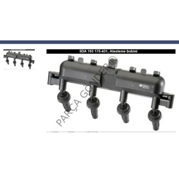 Atesleme Bobını (Sıyah Soket) Psa 206/306/Xsara B.M 97- (Oem No: 5970.A9)