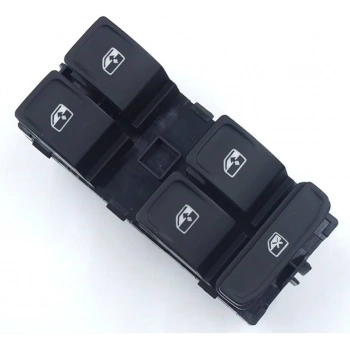 Düğme Cam Açma Octavia / Fabia 15Sonrası (Dörtlu) Kromlu (Oem No: 5E0959857A)