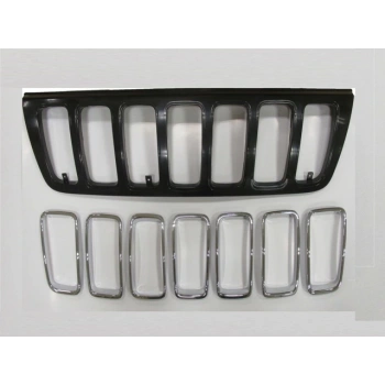 1999-2003 Jeep Cherokee Grand Ön Panjur Siyah (İç Petekleri Nikelajlı) (Tyg) (Adet) (Oem No:5Gl79Dx8Aa)