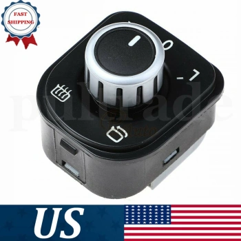 Ayna Kumanda Dügmesı Krom Vw Golf5-Golf6-Jetta-Passat Bm 10- (Oem No: 5K0959565)