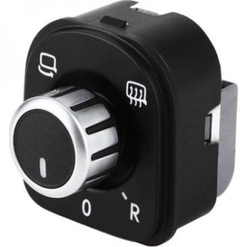 Düğme Ayna Ayar Golf6 / Passat / Cc / Tıguan 10-13 Katlanır Kromlu (Oem No: 5K0959565)