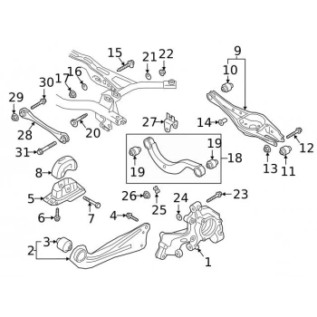 Salıncak Arka Sol Vw Tıguan-Kodıaq Bm 16- (Oem No: 5Qf505223C)