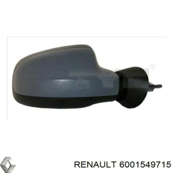 Ayna Kapagı Sağ (Astarlı)-(Astarlı)- Renault Sandero-Stepway-Logan Mcv-(Duster 2012-) Bm 09-12 (Oem No: 6001549715)