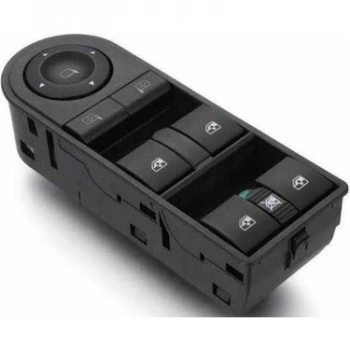 Düğme Cam Açma Astra H / Zafira B 04Sonrası (Dörtlü) Ayna Ayar Düğmeli Çerçeveli Sol (Oem No: 6240447)