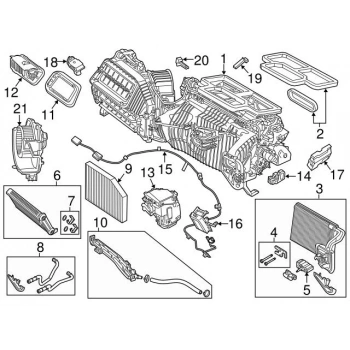 Kalorıfer Radyatörü Bmw G20-G21-G28X3 G01-X3 G08-X4 G02 Bm 17- (Oem No: 64116993715)