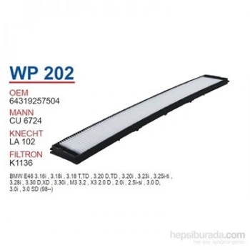 Polen Filtresi Karbonlu Bmw E46-X3 E83-X3 E83 Lcı Bm 99-11 (Oem No: 64319257504)