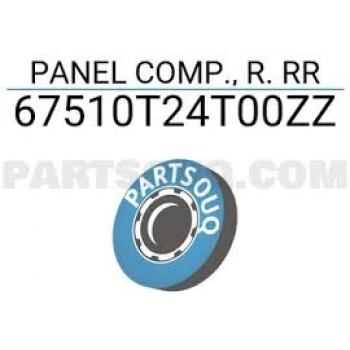 Kapı Cıvıc Arka 21Sonrası Sağ (Oem No: 67510-T24-T00Zz)