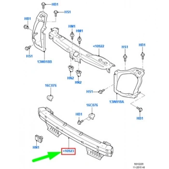 Tampon Traversı Ön Ford Transıt V-347 Bm 06- (Oem No: 6C11 17K876 Ch)
