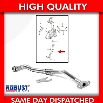 Turbo Yag Gerı Dönüs Borusu Ford Transıt V-347 Bm 06- (Oem No: 6C1Q 6K677 Cb)