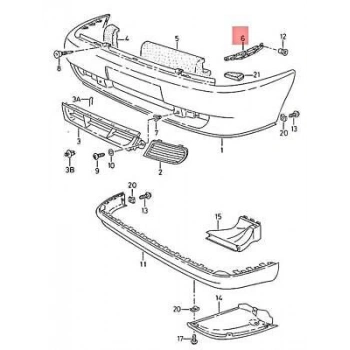 Tampon Braketi Ön Sağ Vw Polo Classıc Bm 94-03 (Oem No: 6K5807184)