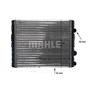 Radyatör Su Polo / Cordoba / Fabia 94-99 Aee-Alm-Afh 1.4 16V-1.6 Klimasız Mekanik (Oem No: 6N0121253K)