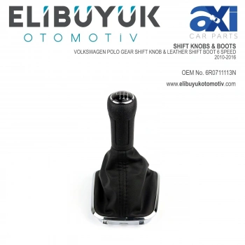 Vıtes Topuzu Komple / Sıyah-6 Ilerı Vw Polo Bm 10- (Oem No: 6R0711113N)