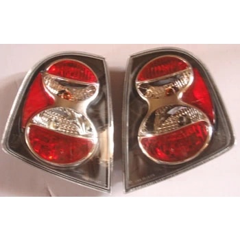 2001-2007 Skoda Fabıa Modifiye Stop Lambası Sağ-Sol Set 2 Parça Siyah-Kırmızı Hb Tyc Oem No: 6Y6945112Ms