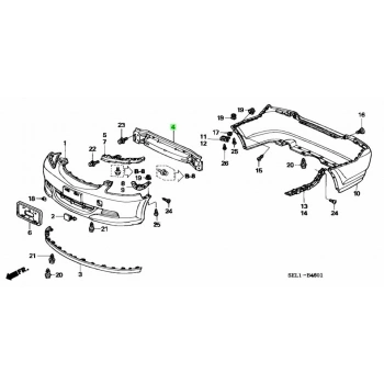 Tampon Demiri Cıty Ön 06-09 (Oem No: 71130-Sel-T10Zz)
