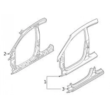Marşpiyel Sacı Elantra 21 Sol None (Oem No: 71312-0Ad00)