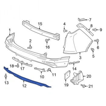 Tampon Crv Arka Alt Parça (Kaplama) 18Sonrası (Oem No: 71510-Tme-T01)