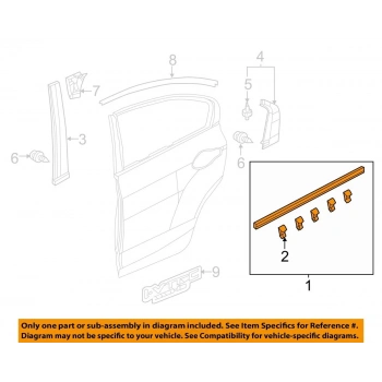 Cam Sıyırıcı Cıvıc 12-16 Fb7 Arka Kapı Dış Sağ (Oem No: 72910-Tr0-A01)