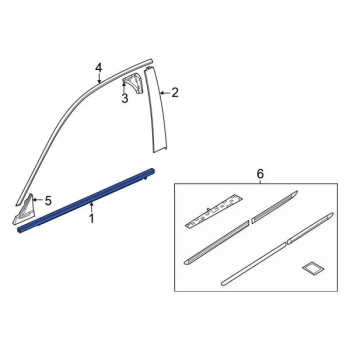 Cam Sıyırıcı Cıvıc 22Sonrası Fe Arka Kapı Dış Sol (Oem No: 72950-T20-A01)