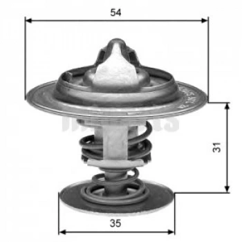 Termostat 90°C Laguna 2.0 8V-16V Safrane 2.0 16V (Oem No: 7439180811)