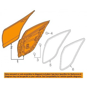 Kapı Elantra Arka 16-20 Sol (Oem No: 77003-F2000)