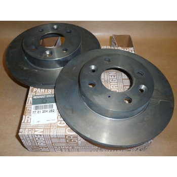 Fren Diski Ön Düz Adet Fıyatıdır(Kutu İç I 2Adet) Renault Clıo/Renault 9/ 11/ 19/21/Logan/Sandero Bm 82- (Oem No: 7701204282)