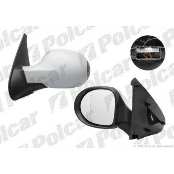 Dıs Dıkız Aynası Sağ 10H7P-Elektrıklı Isıtmalı Astarlı Sensörlü Renault Clıo Symbol Thalıa Bm 08-12 (Oem No: 7702298007)