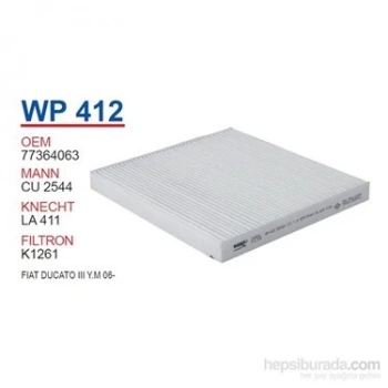 Polen Filtresi Ducato / Jumper / Boxer / Ducato 06Sonrası Karbonsuz (Oem No: 77364063)