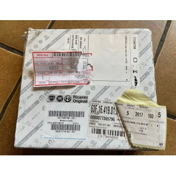 Fren Balatası Ön Tek Fıslı Kulaklı Tıp Fıat Doblo Iıı/Combo/Delta Bm 07- (Oem No: 77365396)