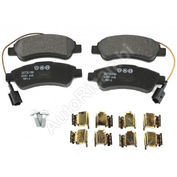 Fren Balata Ducato 12-14 / Jumper 12-14 / Boxer 12-14 (Çift Fişli Uzunluk 136.9Mm) Arka Aksesuarlı (Oem No: 77366679)