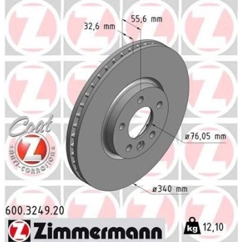 Fren Diski Ön Ddf2182C (Adet Fıyat) Vw T5-Transporter T6 Bm 04- (Oem No: 7E0615301C)