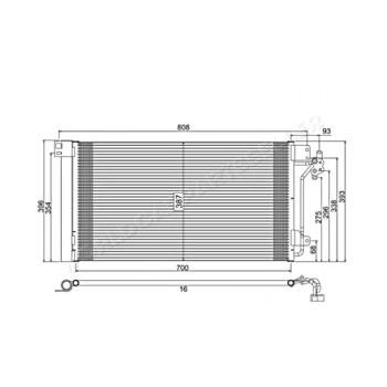 Radyatör Klima Transporter Transporter T503-11 1.9Tdı A-T / M-T Brazıng (Oem No: 7H0820411B)