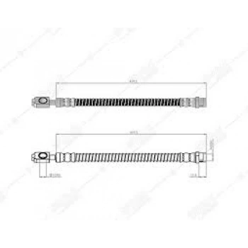 Hortum Fren Touareg 04-09 Arka (Oem No: 7L6611776A)