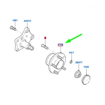 Porya Arka Rulmanlı + Abs Ford Connect Bm 02- (Oem No: 7T16 2C299 Bb)