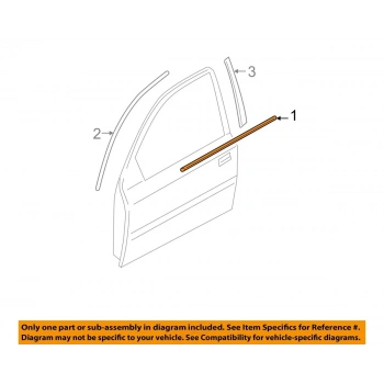 Cam Sıyırıcı Accent 11-19 Blue Ön Kapı Dış Sağ (Oem No: 82220-1R000)