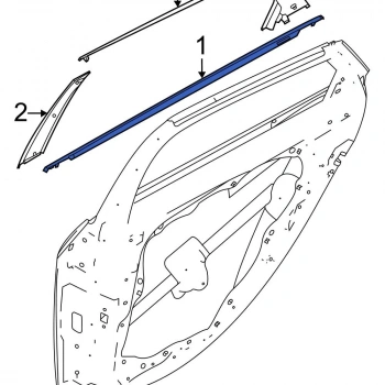Cam Sıyırıcı Elantra 21Sonrası Arka Kapı Dış Sol (Oem No: 83210-Aa000)