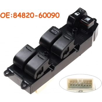 Düğme Cam Açma Hılux  98Sonrası Ln145 Sol Ön (Oem No: 84820-60090)