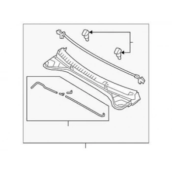 Cam Alt Izgara Elantra Ön 16-18 (Oem No: 86150-F2000)
