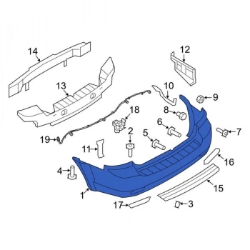 Tampon Sorento Arka 06Den İtibaren; (Oem No: 86611-3E510)
