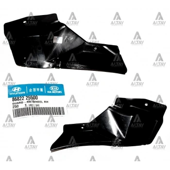 2003-2005 Hyundaı Accent Admıre Arka Çamurluk Davlumbazı Sağ (Bfn) (Oem No:8682225500)