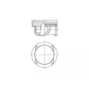 Piston Segmanlı Astra J 1.4 Turbo A14Net 72.5Mm Std (Oem No: 87-73461-Std-000G)